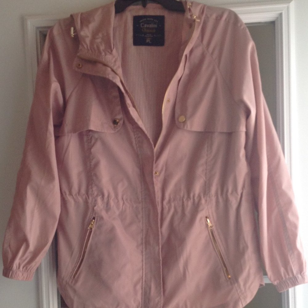 VINTAGE CAVALINI 1986 WINDBREAKER BLUSH LIKE NEW